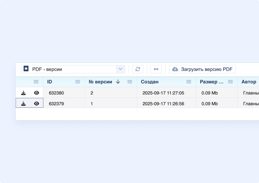Рабочее пространство Bizon.help